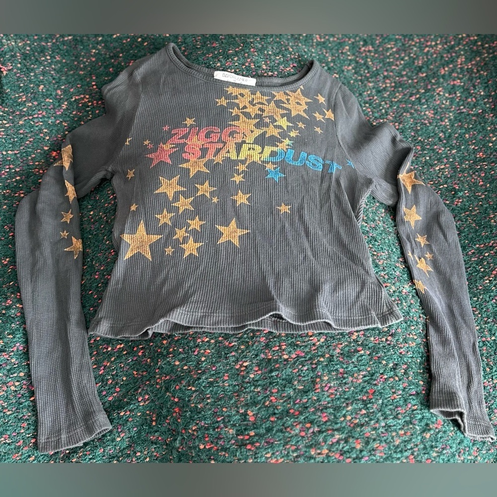 RARE Daydreamer NWOT Ziggy Stardust Long Sleeve Thermal— L - Picture 4 of 16
